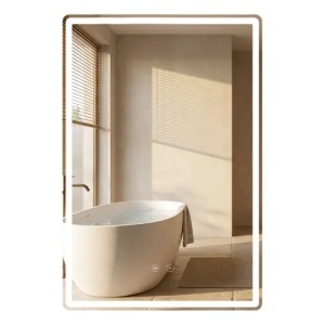 OGLINDA PENTRU BAIE, CU LED MARLO 80X60, CALITATE SUPERIOARA - Img 2