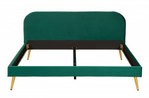 PAT DUBLU 140X200CM, FAMOUS, CATIFEA VERDE SMARALD, COD 39694, STIL MODERN - Img 6