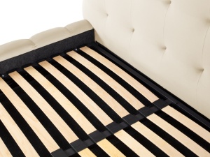 PAT EXCLUSIVIST 200X200CM, CU LADA DEPOZITARE, DIN CATIFEA BEIGE, ARTIM GROUP SELECTION - Img 6