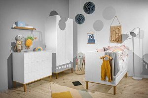 PATUT PENTRU CAMERA BEBELUS TOTEME ALB MAT/STEJAR MAT STIL MODERN BA - Img 4