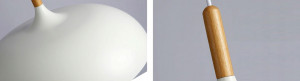 PENDUL ANZO, 18x45/100 cm, NEGRU, DIN ALUMINIU, STIL MODERN, TU - Img 4