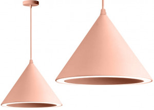 PENDUL CONE PINK APP301-1CP, 20x25 cm, ROZ, DIN METAL, STIL MODERN, TU