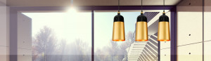 PENDUL FOX ROSE GOLD, 25x123cm, NEGRU SI ROZ AURIU, DIN ALUMINIU DE INALTA CALITATE, STIL MODERN, TU - Img 8
