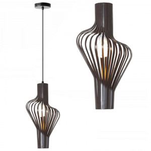 PENDUL GEOMETRIC BLACK APP484-1CP, 28X53.5 cm, NEGRU SI MARO, DIN METAL, STIL MODERN, TU