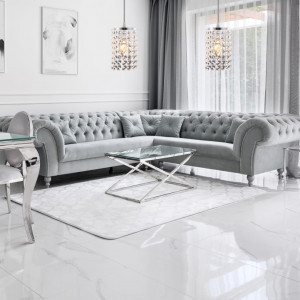 PENDUL GLAMOR CRYSTAL APP730-1CP, 103x11 cm, ARGINTIU, DIN METAL DE INALTA CALITATE SI CRISTALE, STIL MODERN, TU - Img 7