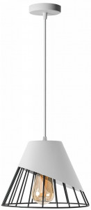 PENDUL WHITE APP228-1CP, 26X22 cm, ALB, DIN METAL, STIL MODERN, TU - Img 2