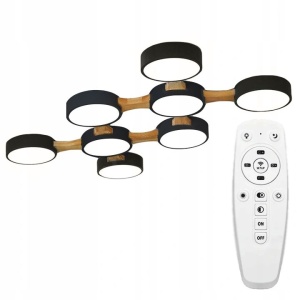PLAFON NEGRU APP525-8C - Img 1