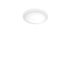 PLAFONIERA ATRIUM PL D35, ALB, DIN STICLA, STIL MODERN - Img 1