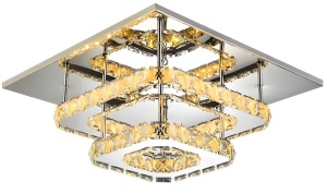 Plafoniera din cristal Plafond LED 24W Square APP409-C