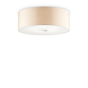 PLAFONIERA WOODY PL5, NATURAL, DIN METAL, STIL MODERN