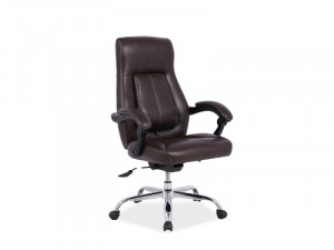 SCAUN BIROU DIRECTORIAL BOSS MARO CU TAPITERIE DIN PIELE ECCOLOGICA STIL MODERN SIGNAL