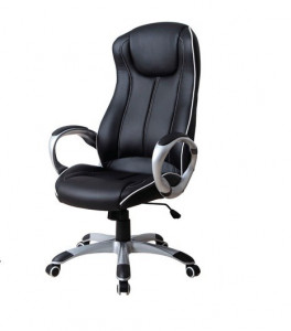 SCAUN BIROU TAURUS NEGRU STIL MODERN HALMAR