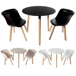 SCAUN BUCATARIE/LIVING DESIGNER TUY DIN LEMN SI ABS DIVERSE NUANTE - Img 5