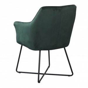 SCAUN CU BRATE LOFT SAMT 38862 VERDE SMARALD DESIGN MODERN - Img 5