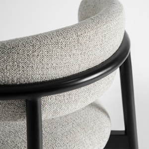 SCAUN DE BAR GLADES 107CM, DIN LEMN SI TEXTIL, STIL MODERN, VICAL HOME - Img 7