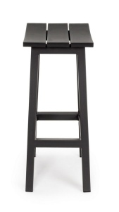 SCAUN DE BAR PENTRU GRADINA/TERASA, SKIPPER 71, CONFECTIONAT DIN ALUMINIU, STIL MODERN - Img 3