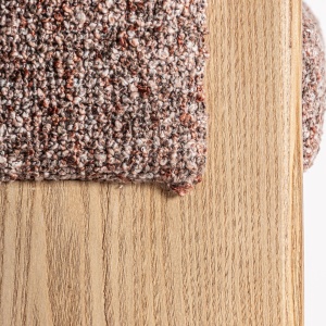 SCAUN DE BAR SERNIER 98CM, DIN LEMN, METAL SI TEXTIL, STIL MODERN, VICAL HOME - Img 8