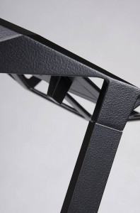 SCAUN DE BAR SPLIT PREMIUM NEGRU, DIN ALUMINIU, STIL MODERN, ARTIM GROUP SELECTION - Img 5