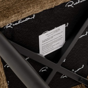 SCAUN DE BAR TAYLOR BRANDY FUSION, 213631, CONFECTIONAT DIN POLIESTER, METAL SI SPUMA, MARO/NEGRU, STIL MODERN - Img 6