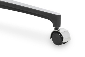 SCAUN DE BIROU DE LUX, ARTIM LOUNGE BUSINESS, REALIZAT PIELE NATURALA ITALIANA SI LEMN, CULOARE ALB/NUC, STIL EAMES - Img 16