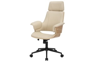 SCAUN DE BIROU, MANHATTAN ROTATIV, PIELE ECO SI LEMN DE STEJAR, ARTIM GROUP SELECTION