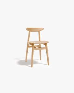 SCAUN DINING/BIROU ELIE, LEMN NATURAL DE FAG, CONFECTIONAT DIN LEMN MASIV DE FAG, MICADONI