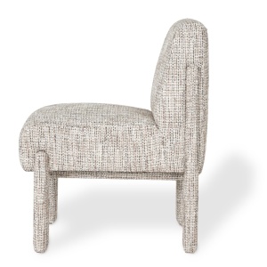 SCAUN DINING BUCKY, CONFECTIONAT DIN LEMN, SPUMA, ARCURI SI TEXTIL, BEJ, STIL MODERN - Img 3