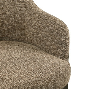 SCAUN DINING, HADLEY, REALIZAT DIN METAL SI TEXTIL IGNIFUG, CULOARE MARO, DESIGN DEOSEBIT, RICHMOND INTERIORS - Img 6