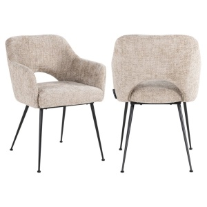 SCAUN DINING JENTHE DESERT RENEGADE, S4710, CONFECTIONAT DIN 100% POLIESTER SPUMA SI METAL, RICHMOND INTERIORS