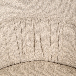 SCAUN DINING ROTATIV OLIVIA, REALIZAT DIN METAL, LEMN DE FAG SI TEXTIL, CULOARE CREM, DESIGN DEOSEBIT, RICHMOND INTERIORS - Img 9