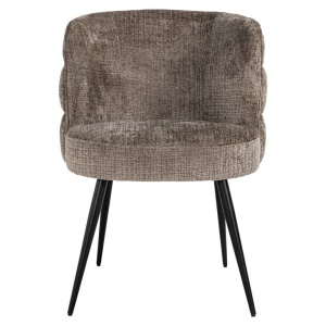 SCAUN DINING STELLA STONE CHENILLE NIAGARA 104, S4745, CONFECTIONAT DIN 100% POLIESTER, SPUMA, METAL SI LEMN DE PIN, RICHMOND INTERIORS - Img 3