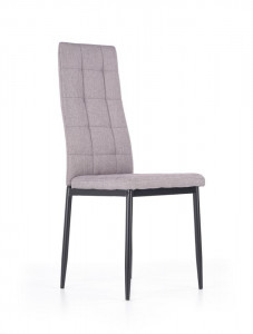 SCAUN DINING STIL K292, GRI/NEGRU, CU TAPITERIE DIN STOFA SI PICIOARE DIN METAL, STIL MODERN - Img 5