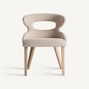SCAUN DINING TREBAS, DIN LEMN DE FRASIN SI TEXTIL, DESIGN EXCLUSIVIST, VICAL HOME - Img 2