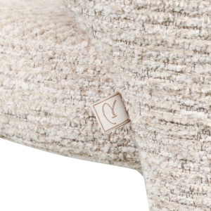 SCAUN DINING, VIOLA, REALIZAT DIN METAL, FURNIR SI TEXTIL, CULOARE ALB/CREM, DESIGN DEOSEBIT, RICHMOND INTERIORS - Img 5