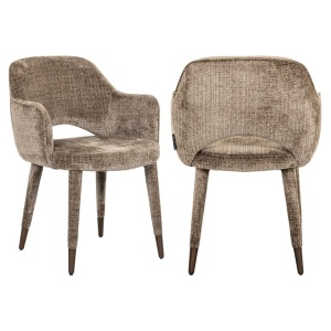 SCAUN DONNATELLA STONE NIAGARA 104 CHENILLE, S4484, CONFECTIONAT DIN METAL, SPUMA SI 100% POLIESTER, RICHMOND INTERIORS - Img 1