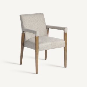 SCAUN ELEGANT BAENA, DIN LEMN DE MESTEACAN SI TEXTIL IN, STIL COLONIAL, VICAL HOME