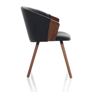 SCAUN ELEGANT, BRYAN DARK, DIN LEMN, FURNIR SI PIELE ECO, ARTIM GROUP SELECTION - Img 2