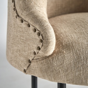 SCAUN ELEGANT CROVIE, DIN METAL SI TEXTIL - IN , DESIGN CONTEMPORAN, VICAL HOME - Img 7
