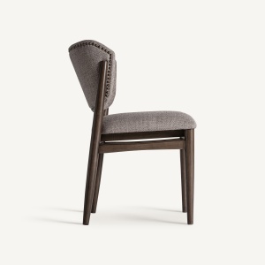 SCAUN ELEGANT LAIVES, DIN LEMN DE FRASIN MARO SI TEXTIL, DESIGN CONTEMPORAN, VICAL HOME - Img 3