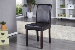 SCAUN GENUA CAFENIU ANTIC 20918 DESIGN VINTAGE - Img 1