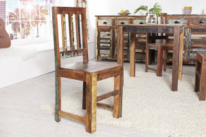 SCAUN, JAKARTA 95CM, DIN LEMN RECICLAT, MULTICOLOR, STIL RETRO, ARTIM GROUP SELECTION - Img 4