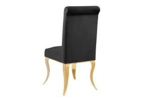 SCAUN LIVING, BAROC, DIN CATIFEA NEAGRA SI METAL AURIU, ARTIM GROUP SELECTION - Img 5