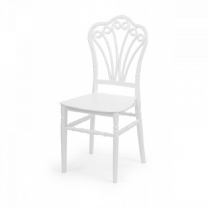 SCAUN PENTRU SALI DE EVENIMENTE CHIAVARI LORD, ALB, MEX