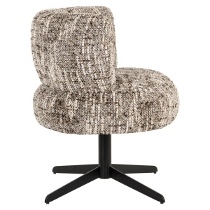 SCAUN ROTATIV ALEXIS BROWN OMARA, S4779, CONFECTIONAT DIN METAL, SPUMA SI 100% POLIESTER, RICHMOND INTERIORS - Img 2