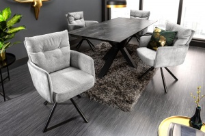 SCAUN ROTATIV, BIG GEORGE, GRI, CATIFEA, STIL MODERN, ARTIM GROUP SELECTION - Img 4