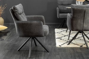 SCAUN ROTATIV, DINING/LIVING, BIG GEORGE, ANTRACIT, STIL MODERN, ARTIM GROUP SELECTION - Img 4