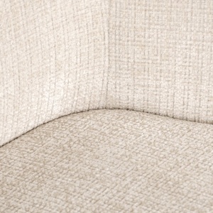 SCAUN ROTATIV ZENDAYA S4754, BEIGE CHENILLE NIAGARA 902, CONFECTIONAT DIN 100% POLIESTER, SPUMA SI METAL, RICHMOND INTERIORS - Img 3