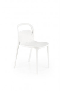 SCAUN TERASA K490, ALB, DIN POLIPROPILENA , STIL MODERN, SUPRAPOZABIL - Img 5