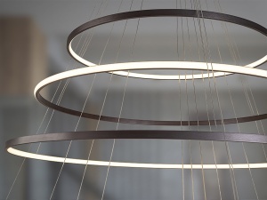 SCHULLER, LUSTRA DE MARI DIMENSIUNI, ODESSA, 150CM, REALIZATA DIN METAL SI LED, ARTIM GROUP SELECTION - Img 3