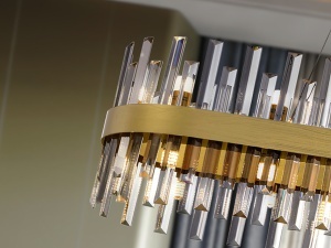 SCHULLER, LUSTRA GRACE, 120CM, REALIZATA DIN METAL SI STICLA, ARTIM GROUP SELECTION - Img 3